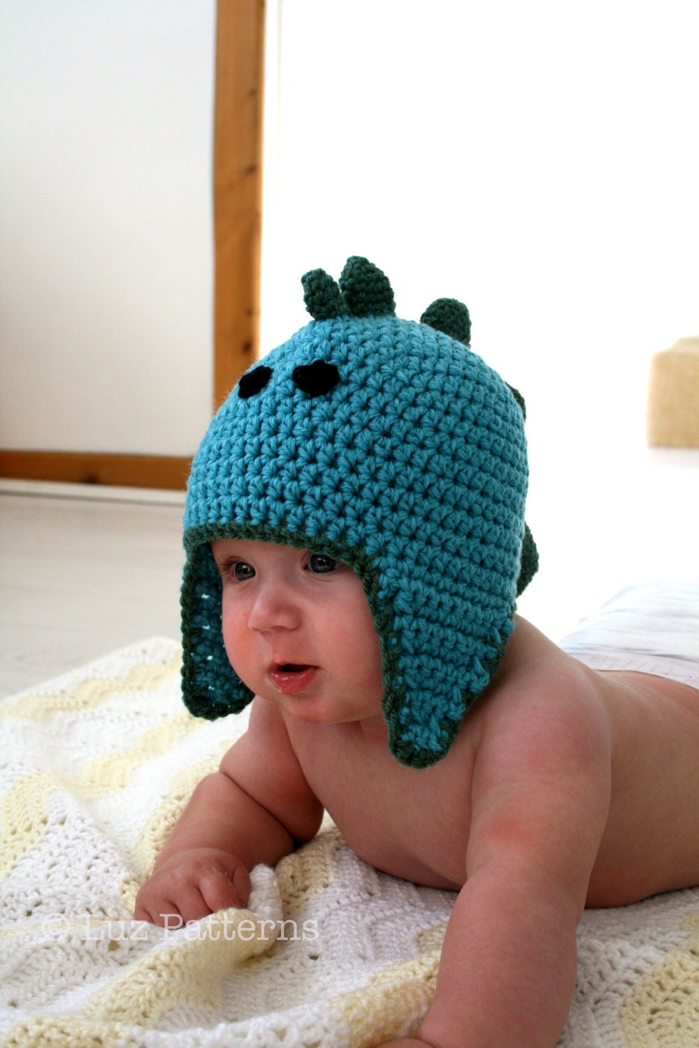 CROCHET PATTERN Crochet Hat Pattern Crochet Baby Dinosaur Hat Etsy