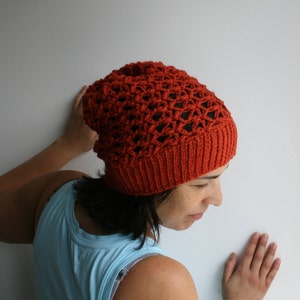 Crochet Pattern, slouchy hat crochet pattern, women beanie pattern crochet women hat pattern 147 zdjęcie 3