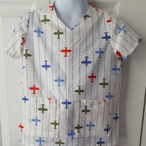 Airplane  Scrubs Size 3T