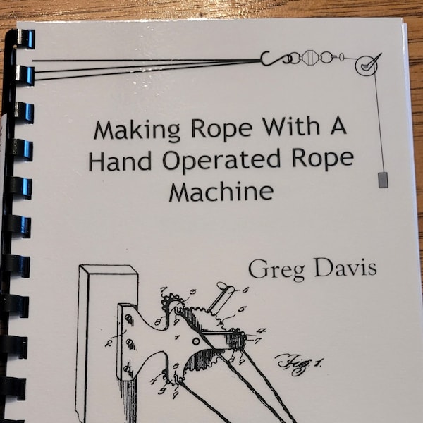 Herstellung Seil mit handbetriebenen Maschinen
