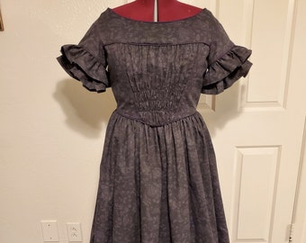 plus size black victorian dress