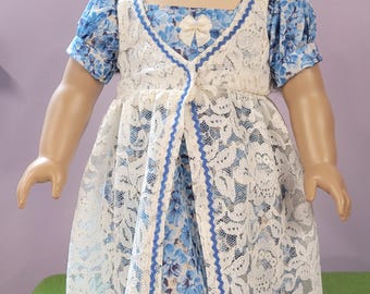 Regency Dress for AG or 18" Doll