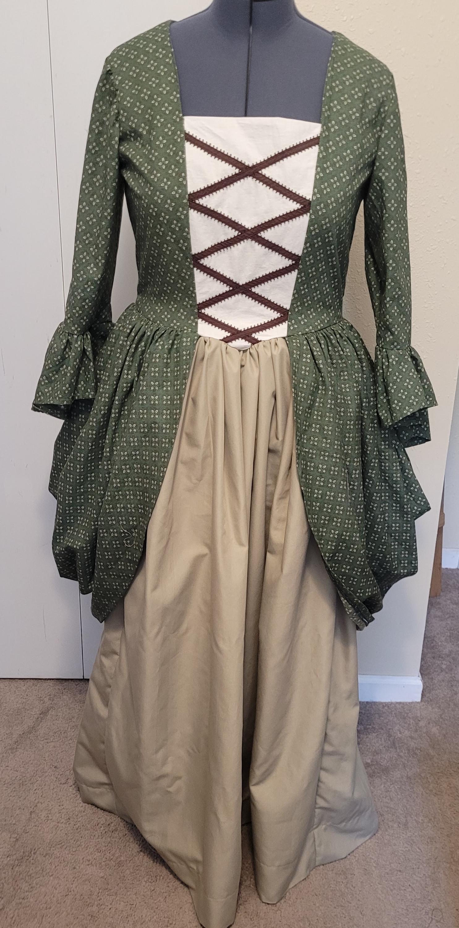 green colonial dress Rococo Dress Green 18th Century dress Court Gown princess dress women –  Mermaidcosplay main image 1
