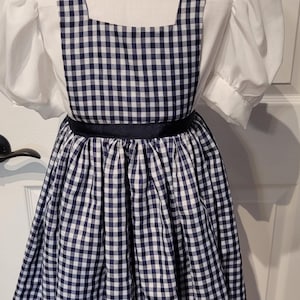 Dorothy von Oz Kleid - Kindergröße 3/4