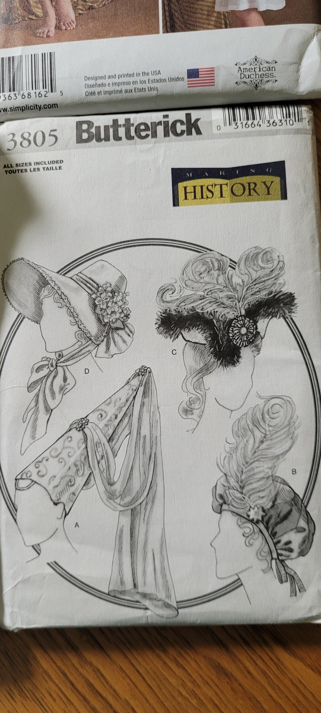 Uncut Patterns Historic Style Patterns Etsy