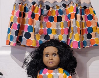 Girl and Doll Dress Size 3