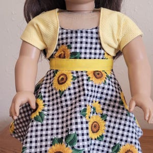 Sundress with  shrug for AG or 18&quot; doll