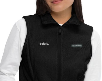 Delulu Women’s Columbia fleece vest