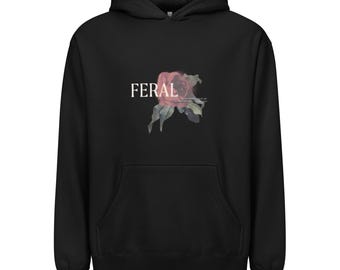 Wilder Unisex-Box-Kapuzenpullover
