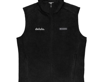 Delulu Men’s Columbia fleece vest