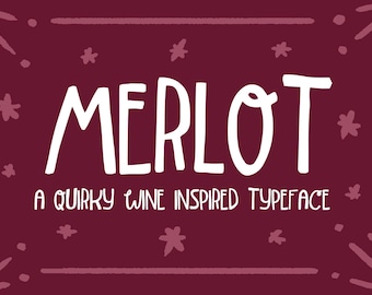 Merlot Typeface illustration illustrated lettered lettering