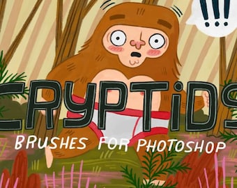 Cryptids Photoshop Brush Pack – Textur-Pinsel für die Digitale Kunst