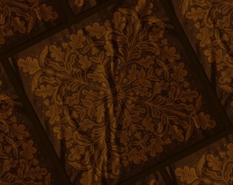 Herbst Rost Bandana All-over bedruckt
