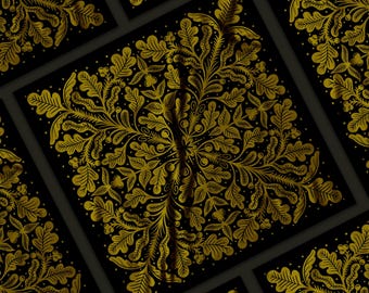 Herbstliches Gold All-over print Hundehalstuch
