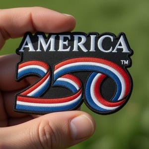 Parche del 250 aniversario de EE. UU. (1776-2026), parches bordados con la bandera estadounidense, parche personalizado para planchar o coser en chaquetas, sombreros, mochilas, ropa o como regalo.