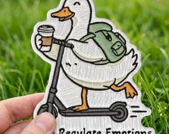 Aus, Emotionen zu regulieren Patch, Mental Gesundheit Lehrer Erzieher Schule Therapeut Therapie Stickerei Patches Applikation für Kleidung, Rucksäcke