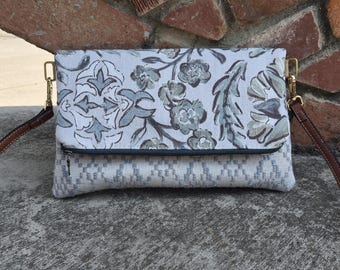 Bolso bandolera plegable, bolso vegano, bolso de mano vintage
