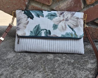 Bolso bandolera plegable, bolso vegano, bolso de mano vintage