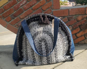 Bolsa de alfombra de gran tamaño: un bolso de fin de semana con alfombras único