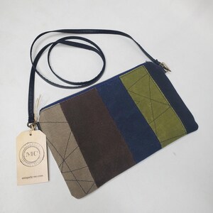 Bolso bandolera informal, bolso bandolera, monedero pequeño, bolso bandolera pequeño, bolso bandolera pequeño, bolso bandolera de lona encerada