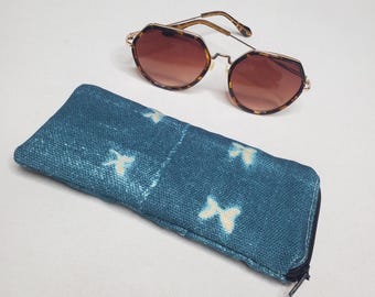 Bolsa con cremallera para gafas de sol: bolsa para cosméticos hecha a mano con aceites esenciales