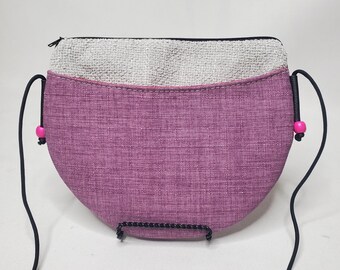 Sac à bandoulière demi-lune : petit sac à main à bandoulière réglable