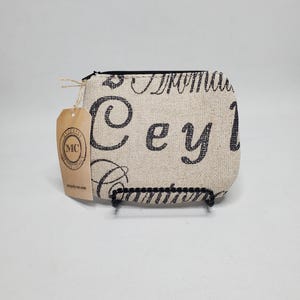 Bolsa con cierre, bolsa para aceites esenciales, bolsa para lápices, billetera bonita, bolsa para cosméticos, billetera pequeña, tarjetero de regalo, monedero reciclado