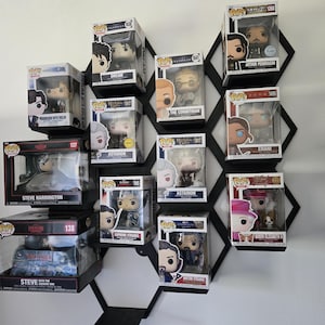STL file - Modular Hexagonal support for Pop! figures or similar