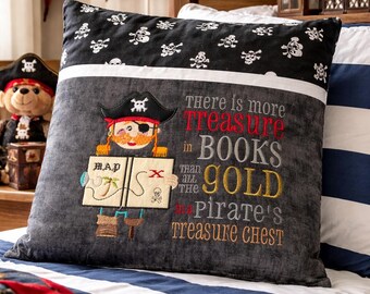 BOOK CUSHION HANDMADE embroidered to order
