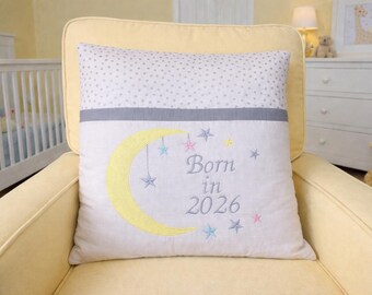 BOOK CUSHION HANDMADE embroidered made to order