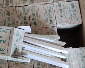 Natural White Slate Pencils, Hand Cut, 400g Pack