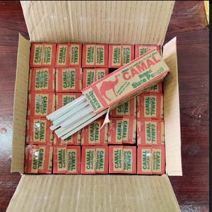 CAMEL Brand ätbara naturliga skifferpennor, krämig jordig textur 450 gram