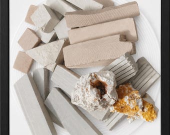 Edible Golden Clay  White Slate for Eating --- 500 GM (100% Pure)