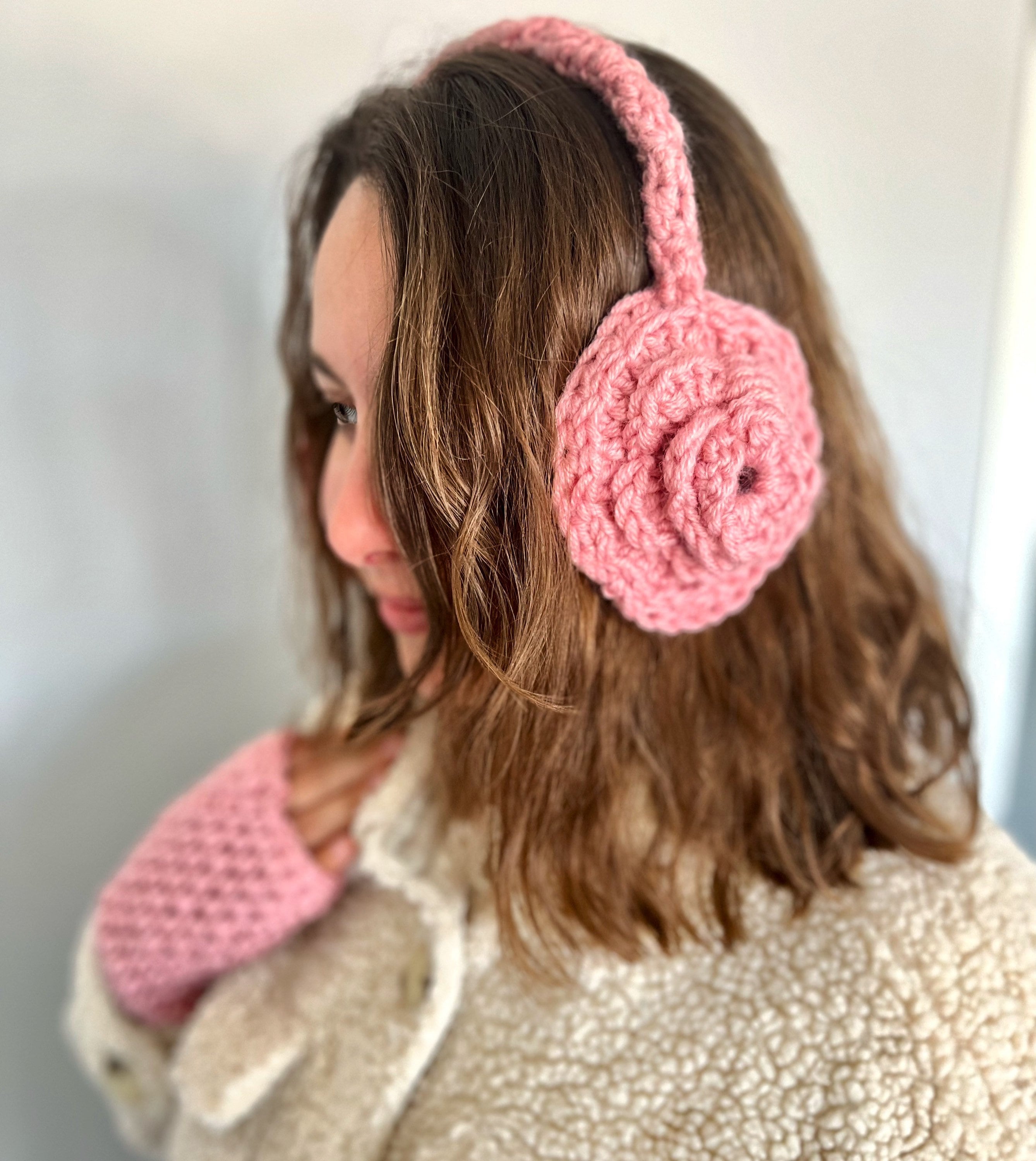 Ear Muffs and Gloves Set - Etsy