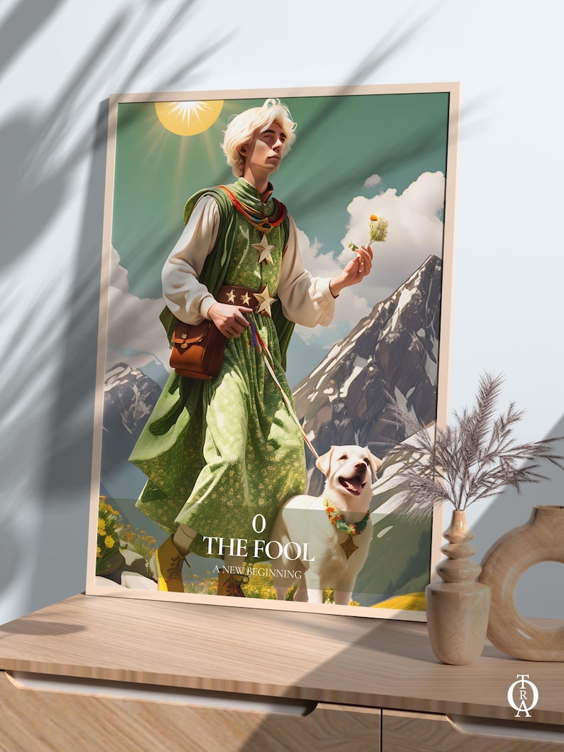 the-fool-tarot-print-major-arcana-wall-art-tarot-card-poster