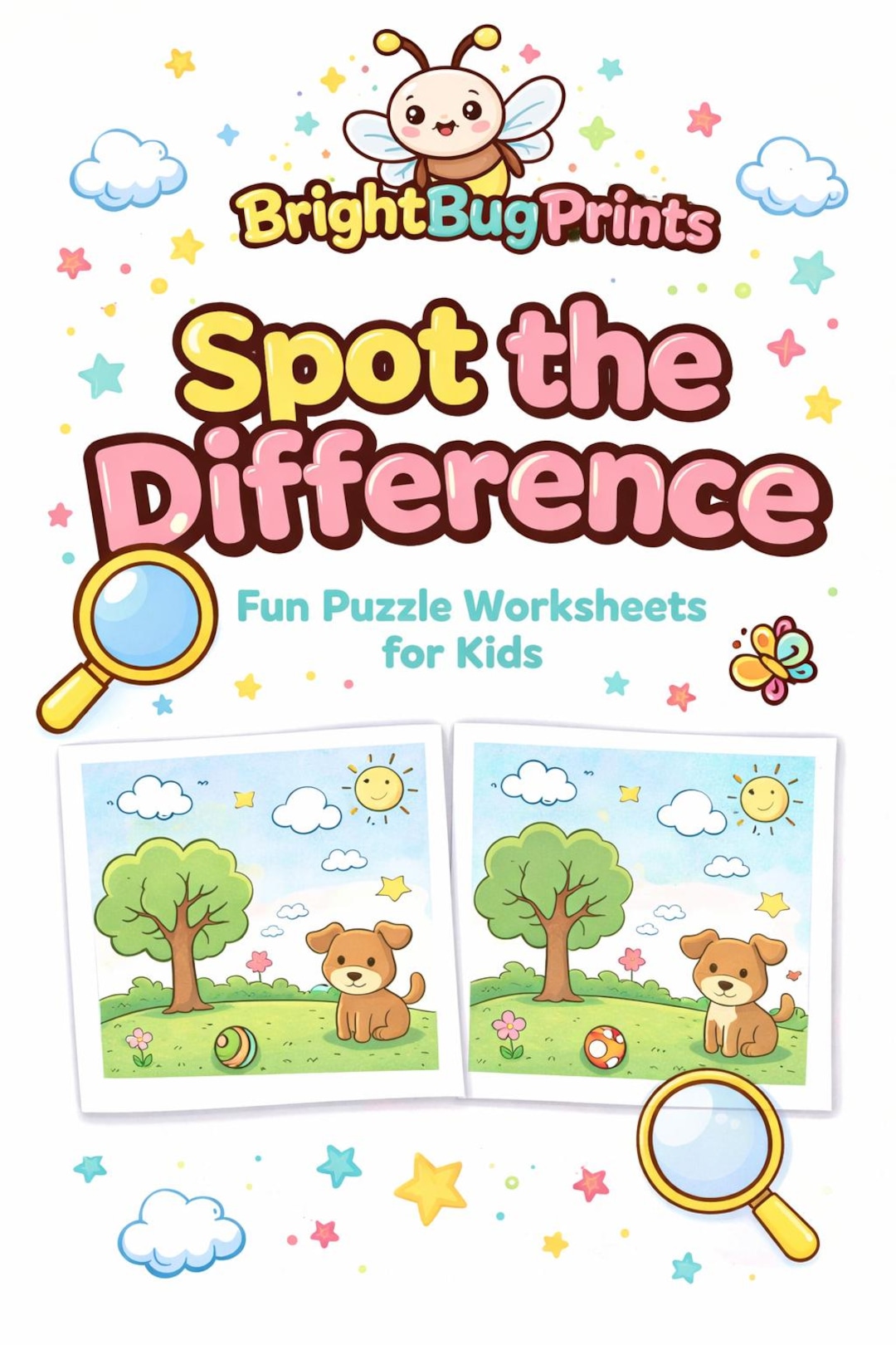 Spot the Difference Worksheets for Kids | Printable Find the ...