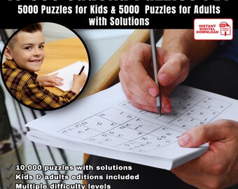Libro de 10.000 Sudokus – Para niños y adultos, todos los niveles (Descarga en PDF)