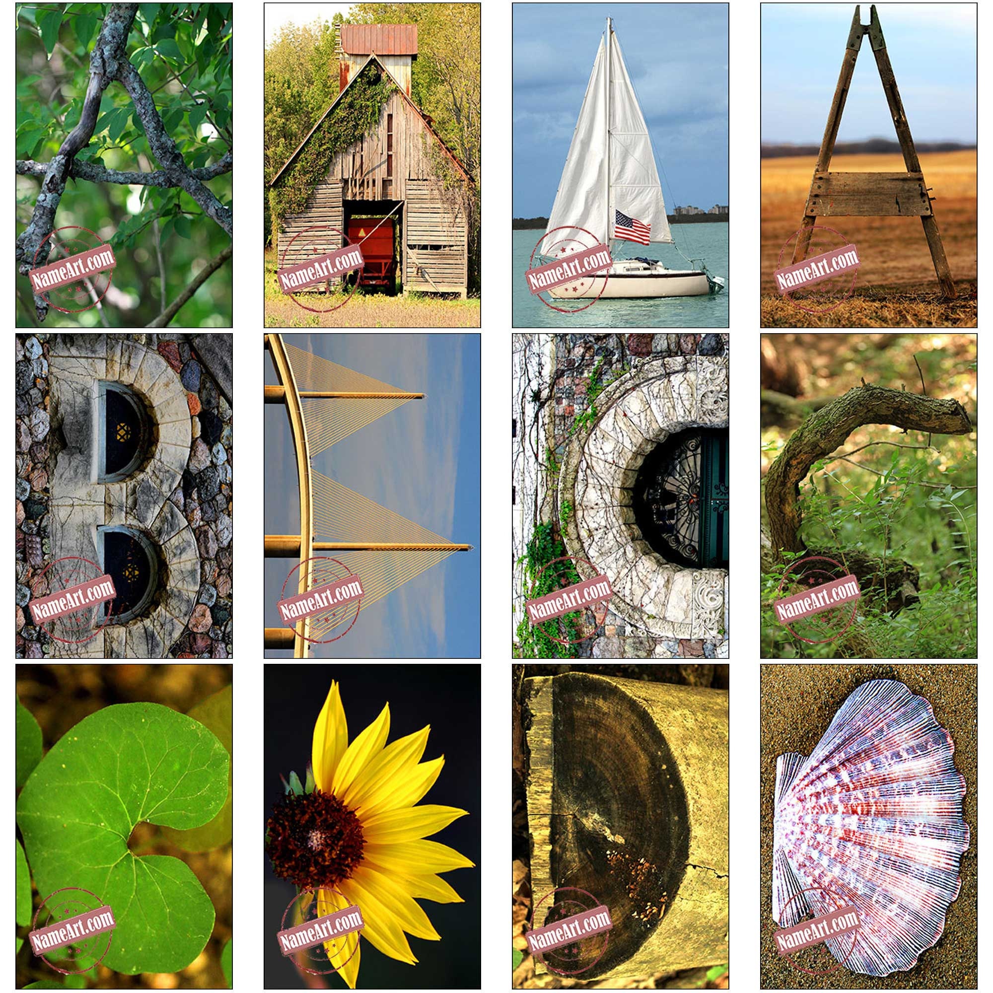 Alphabet Art Digital Nature Set. 80 Letters Art Photos Included. Create ...