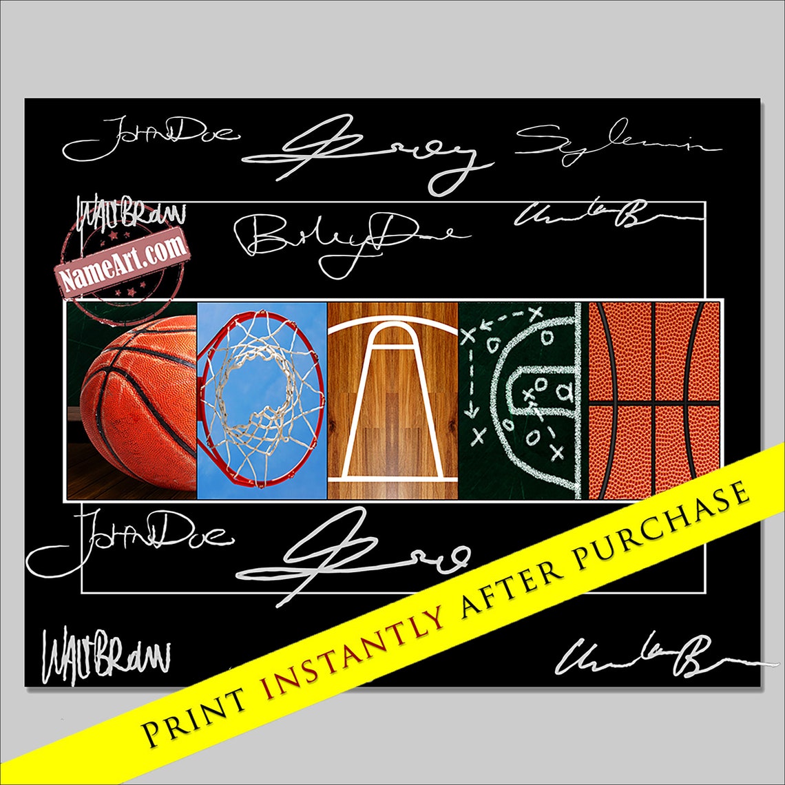 Basketball Coach Gift Ideas. Printable Digital Download. DIY Etsy