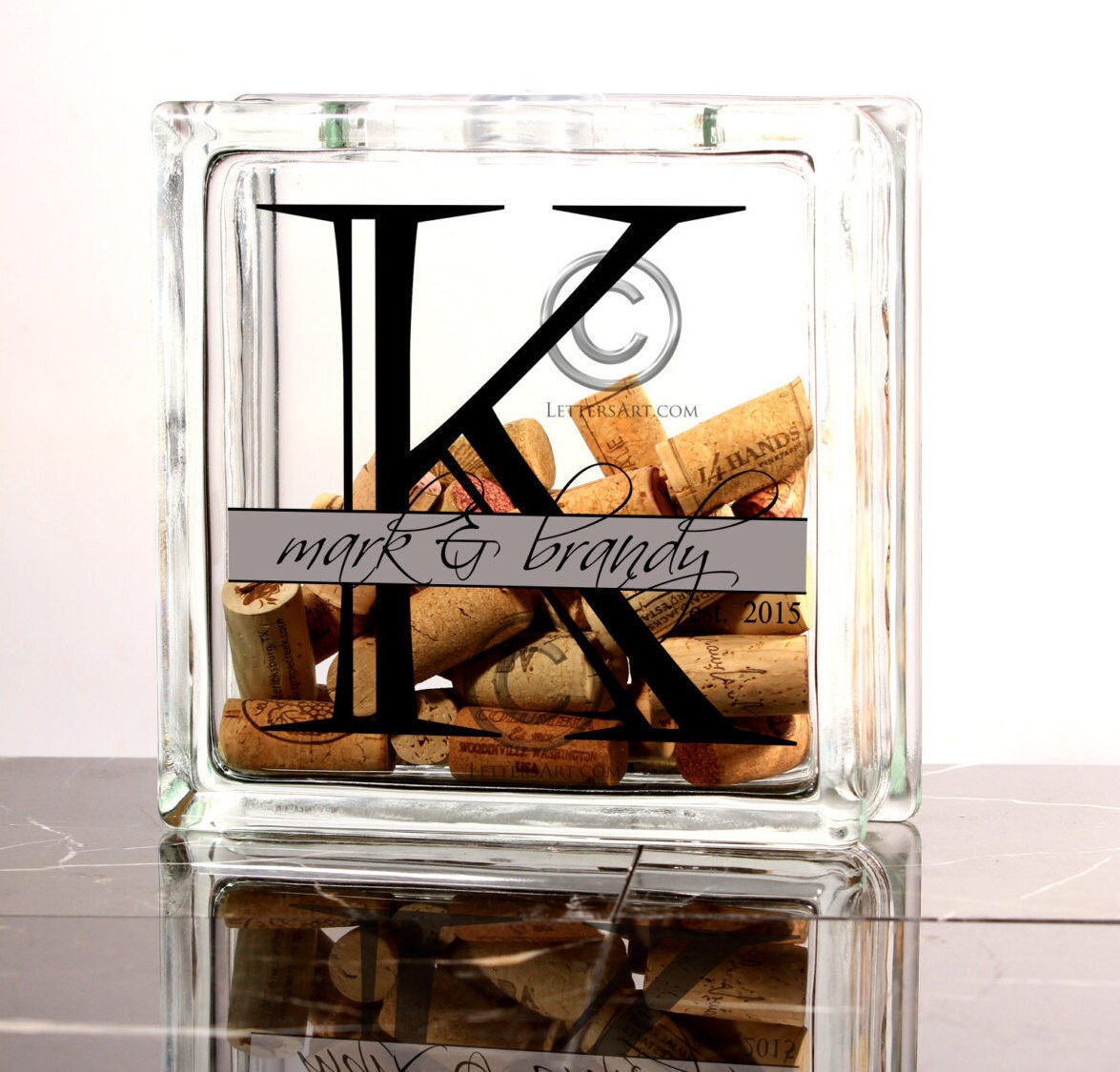 Custom Personalized Wine Cork Holder Gift. Comes w/15 Free Etsy