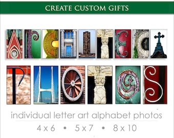Letter Art Alphabet Photos for DIY Personalized Gifts. Create Custom Name Gifts. FAST Shipping. Over 1M+ Sold. Sizes: 4x6, 5x7 or 8x10 color