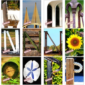 Letter Art Alphabet Photos for Custom DIY Gift Ideas. Unique Personalized Wedding, Anniversary, Housewarming, Birthday, Closing Relator Gifts, Retirement Gifts. Wedding Signs. Pictures of Letters to Spell Names. Create Custom Name Signs. NameArt.com