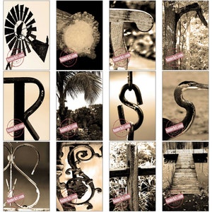 Letter Art Alphabet Pictures for Custom DIY Gift Ideas. Unique Personalized Wedding, Anniversary, Housewarming, Birthday, Closing Relator Gifts, Retirement Gifts. Wedding Signs. Pictures of Letters to Spell Names. Create Custom Name Signs NameArt.com