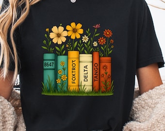 Comfort Colors®Subtle Anti-Trump Shirt,Anti-MAGA T-Shirt, Democrat Feminist Tee, Flowers and Books Protest Tshirt,8647 Book Gift,fDT Tshirt