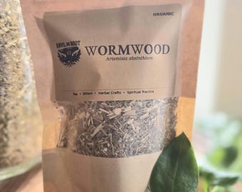 Organic Dried Wormwood Herb | Herbal Bitters, Tea & Tinctures