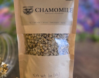 Organic Whole Chamomile Flowers for Tea, Sleep, Skincare – Soothing Botanical Infusions