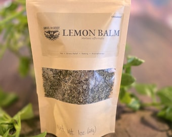 Organic Lemon Balm Leaf — Calming Tea, Stress Relief & Culinary