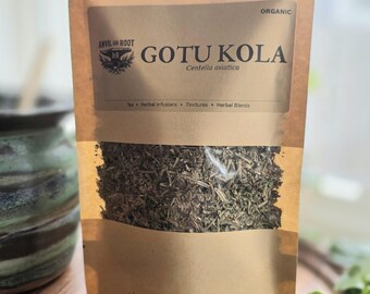 Organic Gotu Kola Herb | Adaptogenic Herbal Tea & Wellness Infusions