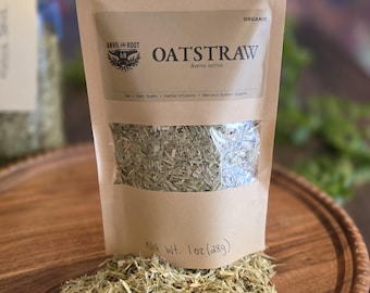 Organic Dried Oat Straw | Calming Herbal Tea, Bath Soaks & Infusions
