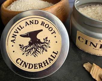 Cinderhall — Hickory Smoked Sea Salt | Pure Cold-Smoked BBQ Pitmaster Salt | Brisket & Ribs
